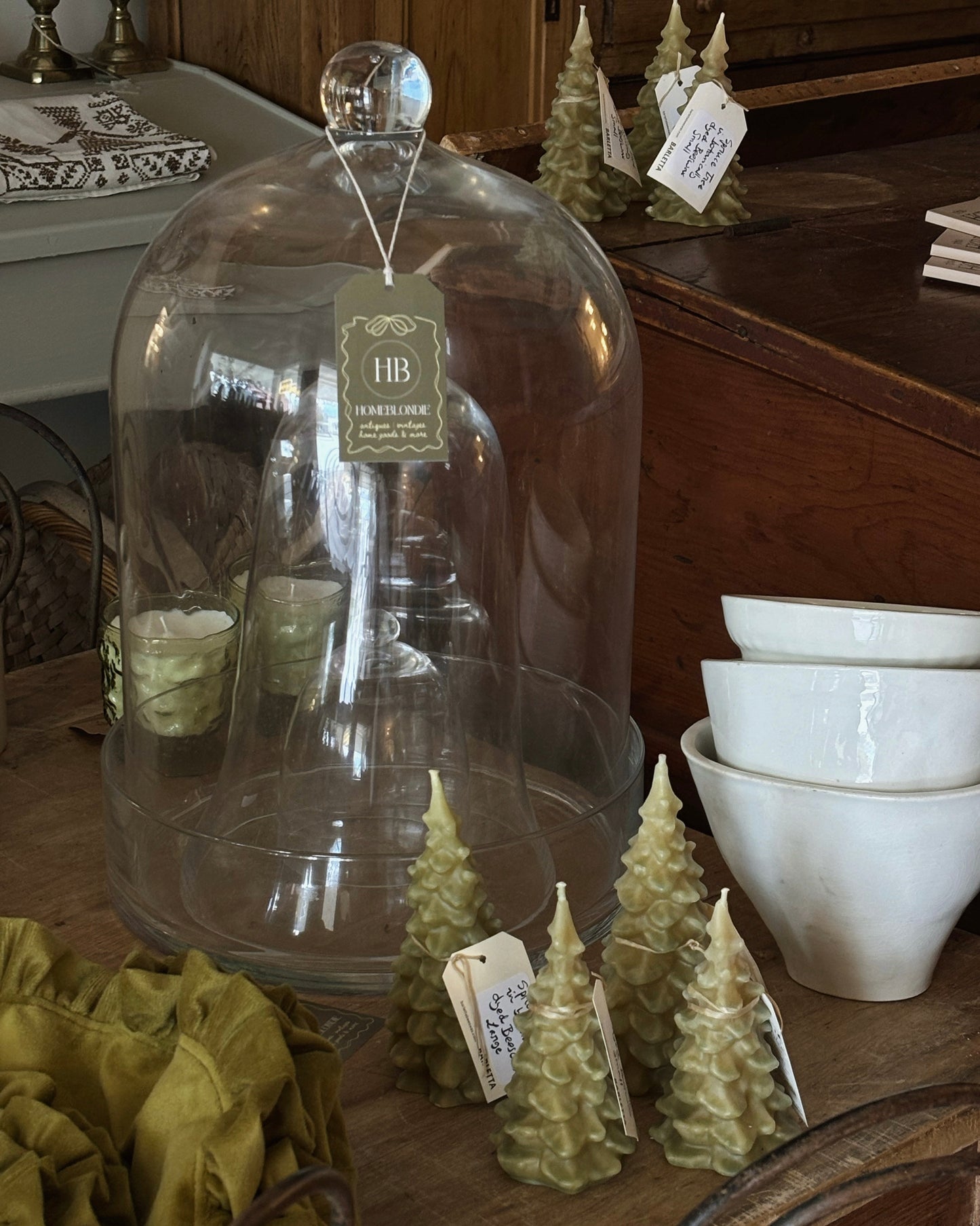 Barletta Beeswax Small Spruce Tree