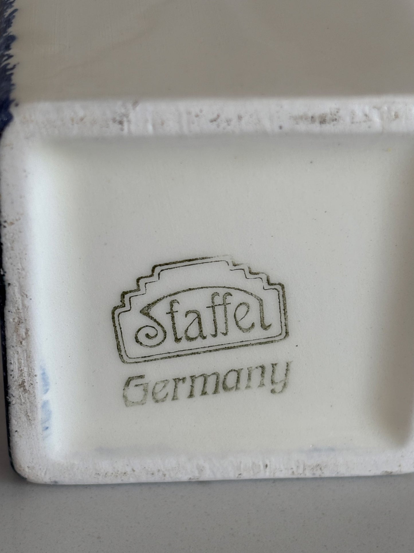 Rare Antique German Staffel Ironstone Spice Trio image 2