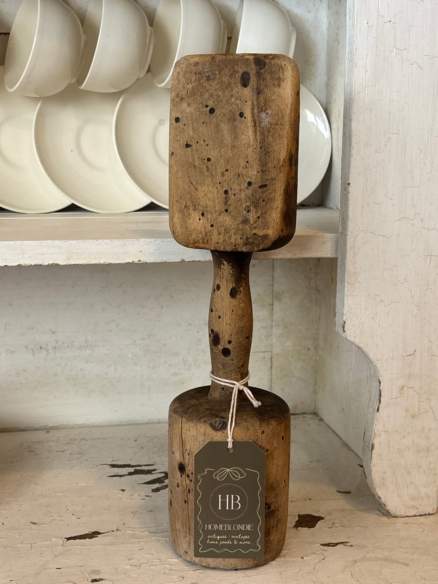 Antique Wooden Tamper Tool