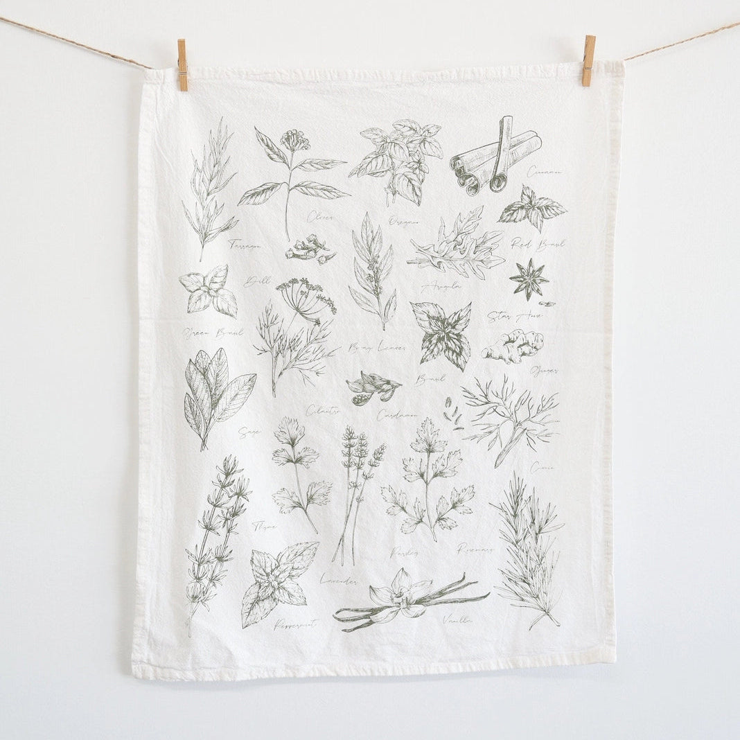 Highland Ridge Herb Tea Towel