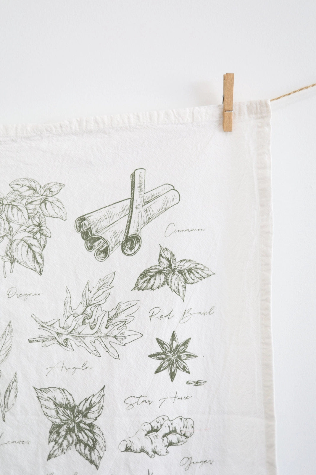 Highland Ridge Herb Tea Towel