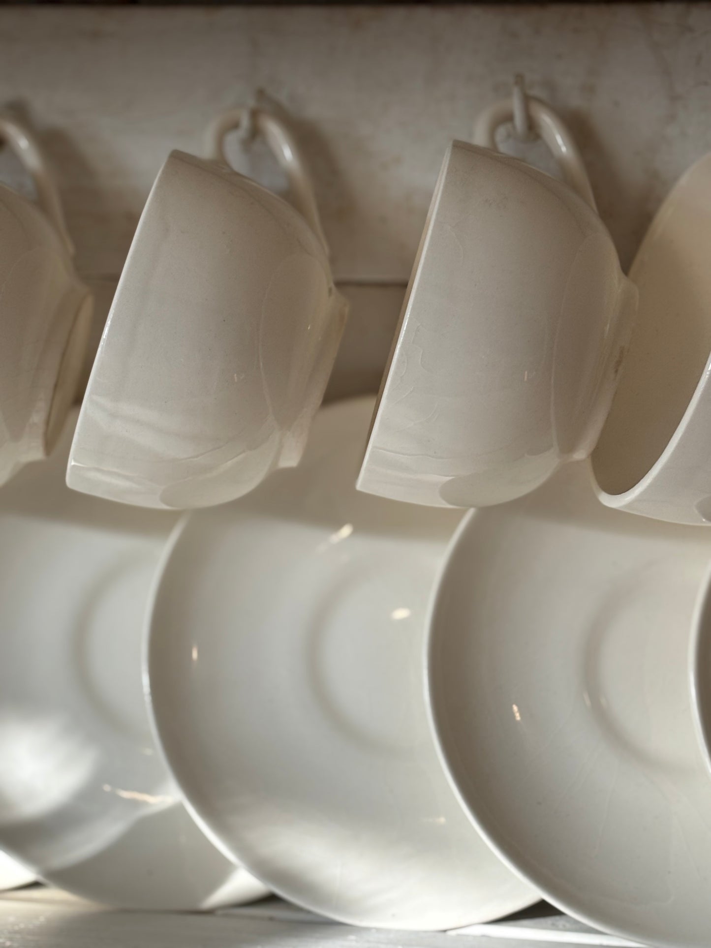 Adeline Vintage Ironstone Teacup & Saucer