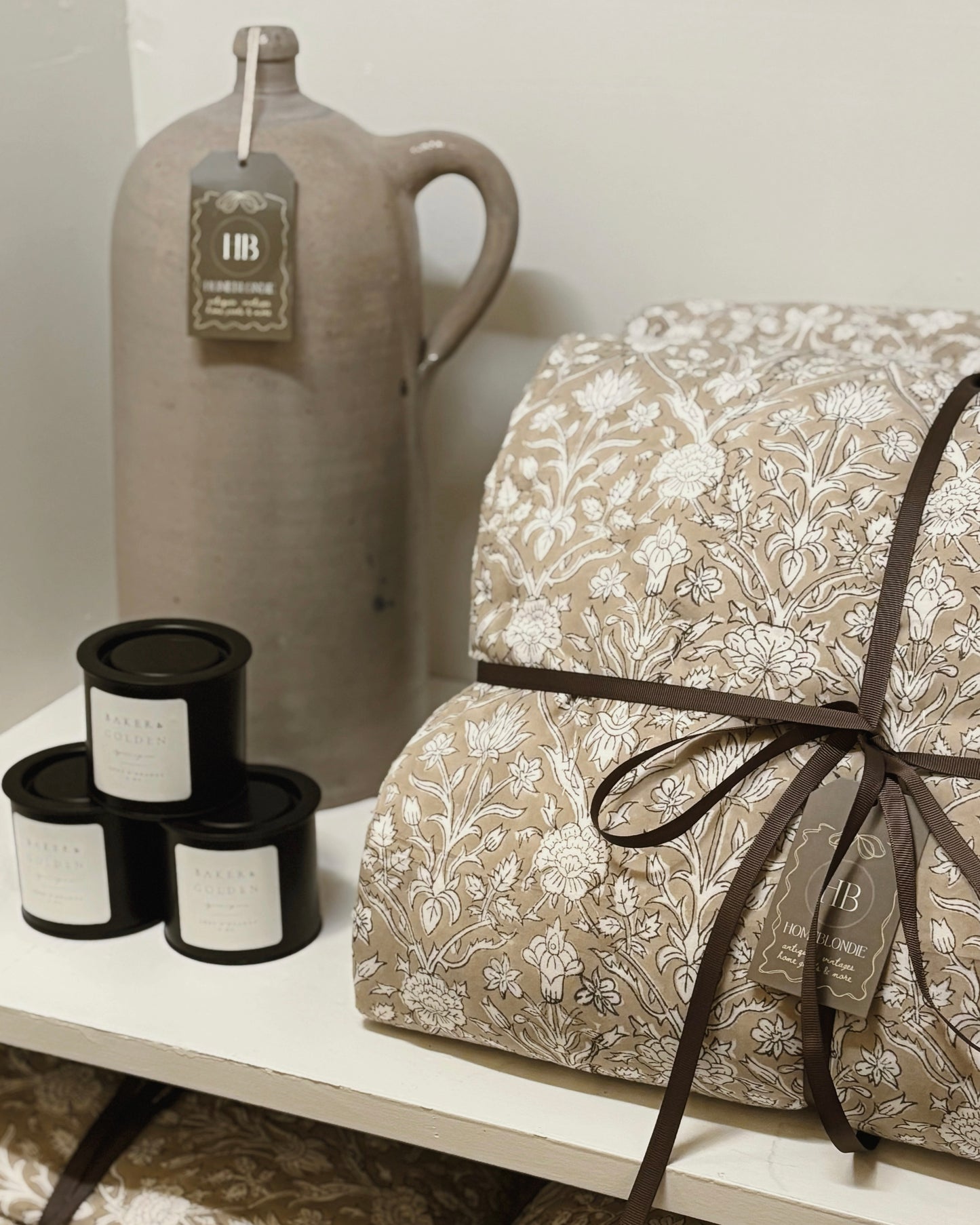 Florence Quilted Throw