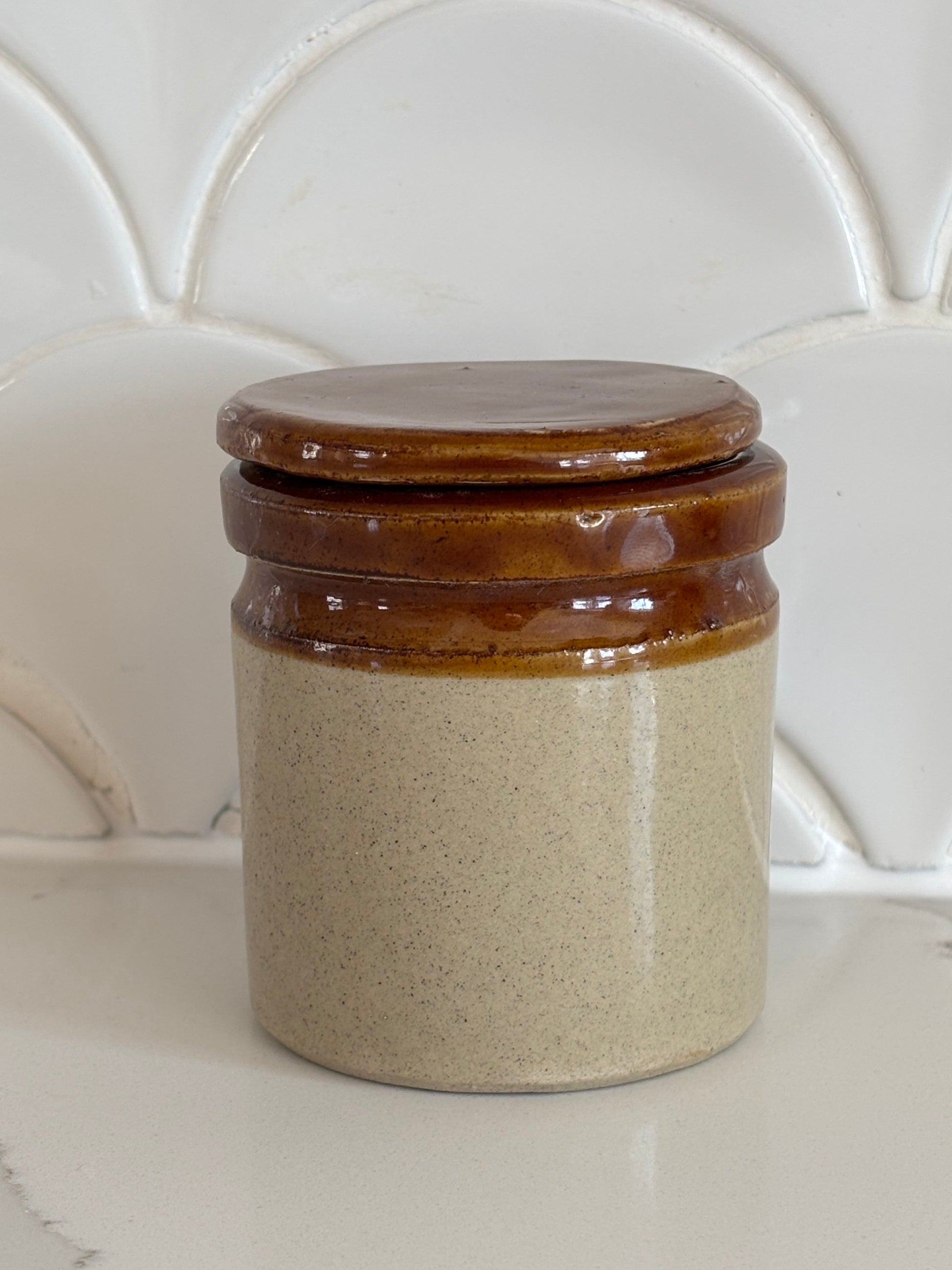 Small Vintage English Moira Pottery Crock image 0