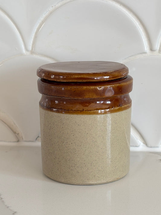 Small Vintage English Moira Pottery Crock image 0